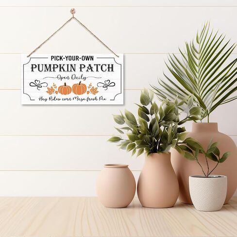 Autumn Decor Sign, Decorative Wooden Plaque Sign, Beautiful Fall Decor, Wall Decor Art, Christian Home Decor, Front Door Decor, Fall Wood Sign with Hanging Rope, Fall for Jesus, He Never Leaves Sign in Saudi Arabia