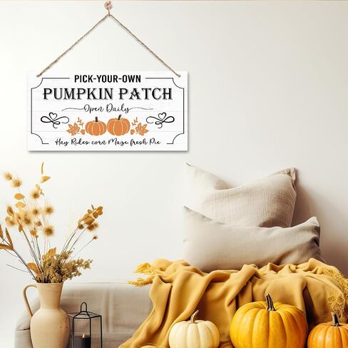 Autumn Decor Sign, Decorative Wooden Plaque Sign, Beautiful Fall Decor, Wall Decor Art, Christian Home Decor, Front Door Decor, Fall Wood Sign with Hanging Rope, Fall for Jesus, He Never Leaves Sign in Saudi Arabia