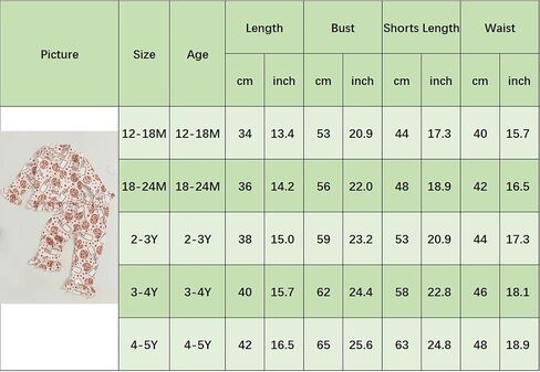 Multitrust Baby Girls Ruffled Cotton Pajamas Set Long Sleeve Button Down Shirts and Flared Pants Matching Pj Sets Sleepwear in Saudi Arabia