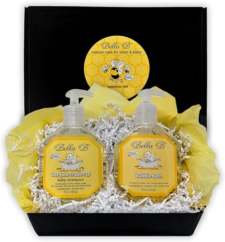 Bella B Gift Set - Cradle Cap Shampoo 8 oz and Bubble Bath 8 oz in Saudi Arabia