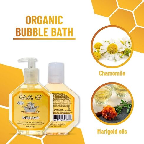 Bella B Gift Set - Cradle Cap Shampoo 8 oz and Bubble Bath 8 oz in Saudi Arabia