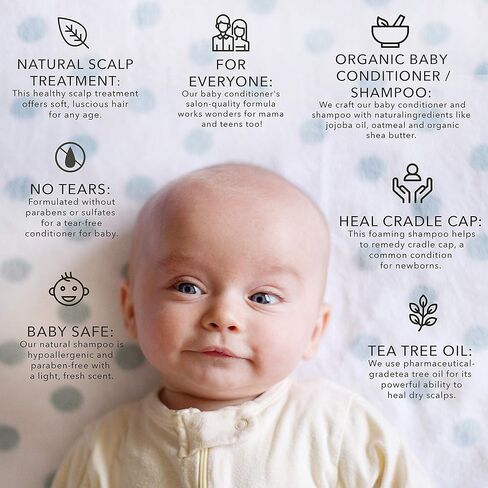 Bella B Gift Set - Cradle Cap Shampoo 8 oz and Bubble Bath 8 oz in Saudi Arabia