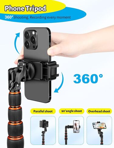 72" Tripod for iphone, Phone Tripod Compatible with Smartphone/Camera/Gopro, Cellphone Tripod with Remote,Phone & Camera Travel Tripod Stand for Video Recording Selfies Vlogging in Kuwait