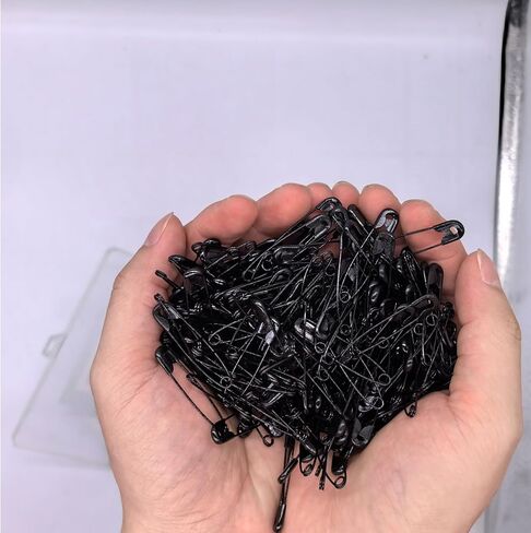 Safety Pins, 600PCS-1.5Inch Small Safety Pins, Rust-Resistant Nickel Plated Steel, Sharp Edge Safety Pin for Clothes, Sewing, Arts & Craft, 38mm Decorative Safety Pins (Silver) in Saudi Arabia