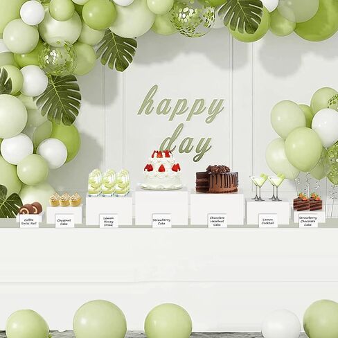 Risers Display Stands Buffet Racks, Food Racks for Buffets Hollow Bottom, White Acrylic Display Stands, Suitable for Displaying Desserts, Jewellery, Decorative Displays.3PCS 6''x7''x8'' in Saudi Arabia
