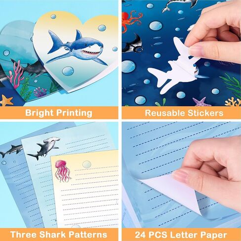 WERNNSAI Kids Stationery Set Flamingo Girls Stationery Set Teens Summer Penpal Kit Pink Paper Letter Writing Set Stationery Writing Sheets with Envelopes,Greeting Cards, Stickers, Pen, Girls Gift in Saudi Arabia