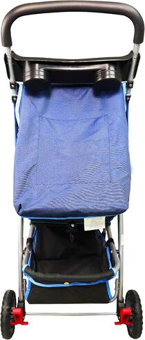 AmorosO Single Stroller - Baby Stroller with Four Wheels - Lightweight Stroller - Convertible Stroller with Extra Storage Space - Foldable Stroller with Sun Protection Hood Cover (Blue) in Saudi Arabia