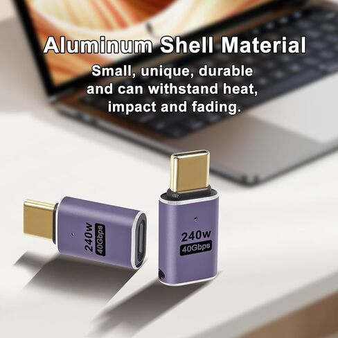 5Pcs USB C Female to Female Adapter USB4.0 Type C Female to Type C Female 40Gbps Coupler Adapter Connector Extender for iPad, MacBook,Thunderbolt 4/3 Type C Devices in Kuwait