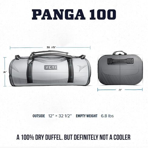 YETI Panga 100 Airtight Waterproof Submersible Duffel Bag, King Crab in Saudi Arabia