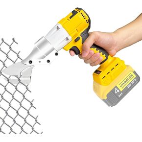 Metal Shears for Dewalt 20V Max Battery(No Battery) Cordless Metal Shears Swivel Head for Curve/Straight/Round Cutting Over Sheets of Iron, Steel,Carpet, Leather, Cardboard