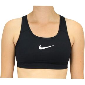 Nike Women's Swoosh Sports Bra, Brown Leopard, L Regular US