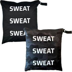 2-Pack Premium Wet Bags for Sweaty Workout Clothes – Waterproof & Watertight, Leak-Proof, Odor-Proof, Machine Washable for Wet Clothes, Gym Gear, Wet Swimsuits – Ideal for Sports, Pool, and Travel