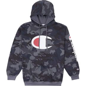 Champion Hoodie for Men Big And Tall Mens Oversized Pullover Fleece Sweatshirt Royal Blue