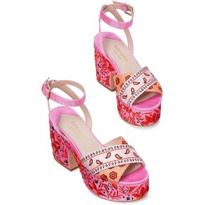 Kate Spade New York Women's Rio Bandana Platform Heeled Sandal