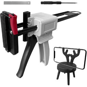 Toothpaste Tube Glue Gun Tube Squeezing Machine, 704 Silicone Manual Glue Gun Universal Extruder, Labor Saving Injection Glue Gun for Aluminum Tube Glue