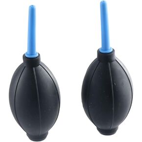2Pcs Rubber Air Blower Pump Dust Cleaner,Soft Tip Silicone Bulb Blower for Keyboard,Camera Lens,Watch,Cell Phone,Computer Laptop PC and Screen