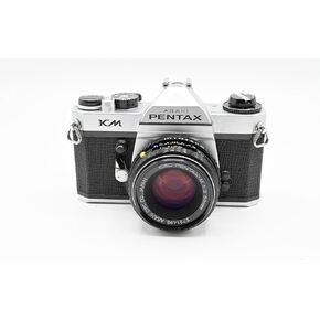 Pentax Asahi KM SLR Manual Focus Film Camera With Pentax 50mm Lens (Renewed)