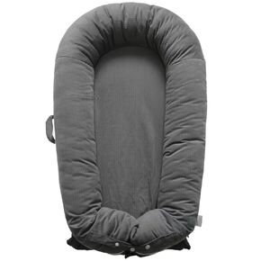Deluxe Infant Lounger, Baby Nest Cover for Baby Girls & Boys, Newborn Essentials for Baby 0-12 Months, 100% Cotton, Co Sleeper Portable Travel Bed (GoldenBrown)
