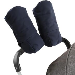 Zsedrut Stroller Gloves Universal Winter Anti-Freeze Stroller Mittens Water Repellent Hand Warmer Muff Fleece Lined,Winter Stroller Accessories (Pink)