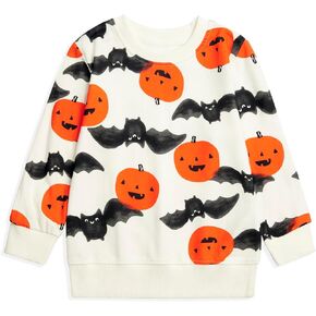 Toddler Baby Halloween Sweatshirt Boy Girl kids Outfit Pumpkin Crewneck Pullover Long Sleeve Shirt