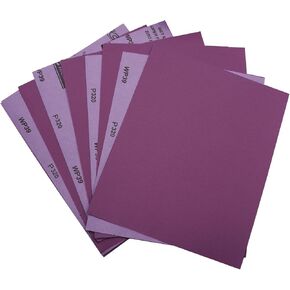 12 Pcs 320 Grit Sandpaper Wet Dry Sanding Sheets 9x11inch Alumina Abrasive Sand Paper for Furniture polishing,Metal Sanding etc.N-021-320