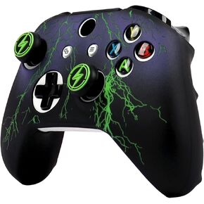 RALAN Controller Skin for Xbox One, Anti-Slip Silicone Controller Cover Protector Case Compatible for Xbox 1 Wireless/Wired Gamepad Joystick with 2 Cute Thumb Grips Caps. in Kuwait