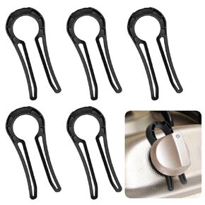5 Pack Stove Knob Safety Locks, Baby Proof Oven Knobs Covers Lock for Child Safety(Black)