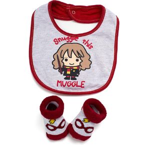 Harry Potter Baby Unisex Bib and Bootie Set Gifts for Baby