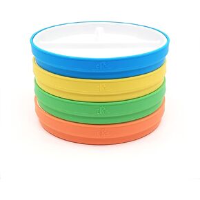 Elk and Friends Porcelain White Plates (Normal + Suction Sleeves)