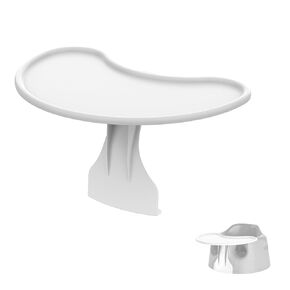 Tray Accessory Compatible with Bumbo Floor Seat | for Feeding and Playing | Surface Easy to Clean Tray Attachment | Easily to Install to Bumbo Baby Seat | White