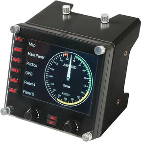 Logitech G Pro Flight Instrument Panel (Black) (Renewed)