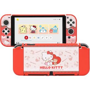 Protective Shell for Switch OLED,Slim Cover Case Compatible with Nintendo Switch OLED,Anti-Scratch and Shock-Absorption Design Joy Con Cover Skins