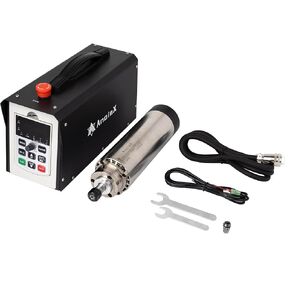 1.5KW CNC Spindle Motor Kits SP-15A, Adjustable Speed Φ65mm Air Cooled VFD Spindle with ER11 Collets for CNC Router Machine