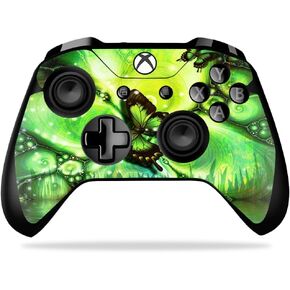 MightySkins Skin Compatible with Microsoft Xbox One X Controller - Mystical Butterfly | Protective, Durable, and Unique Vinyl wrap Cover | Easy to Apply, Remove, and Change Styles | Made in The USA