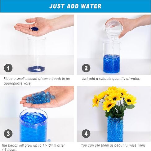 200000 خرز ماء شفاف للمزهريات، خرز ماء شفاف، حشوات مزهرية للؤلؤ العائم، صناعة الشموع العائمة، قطعة مركزية للزفاف، ترتيب الزهور، زينة عيد الميلاد in Kuwait