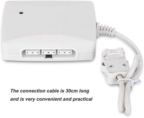 محول محول وحدة التحكم في الألعاب، كابل محول PS2 إلى Wii Gamepad، محول فائق لـ PS/PS2 إلى محول وحدة تحكم Wii Fightstick، أبيض in Saudi Arabia