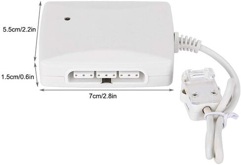 محول محول وحدة التحكم في الألعاب، كابل محول PS2 إلى Wii Gamepad، محول فائق لـ PS/PS2 إلى محول وحدة تحكم Wii Fightstick، أبيض in Saudi Arabia
