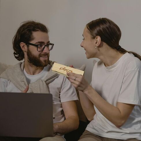 صندوق تذكار لاختبار الحمل من freebloss لصندوق هدايا إعلان الطفل، صندوق خشبي يكشف عن الطفل، إعلان الحمل للزوج، إعلانات الطفل، صندوق مفاجأة للأطفال بتصميم مزلاج in Saudi Arabia