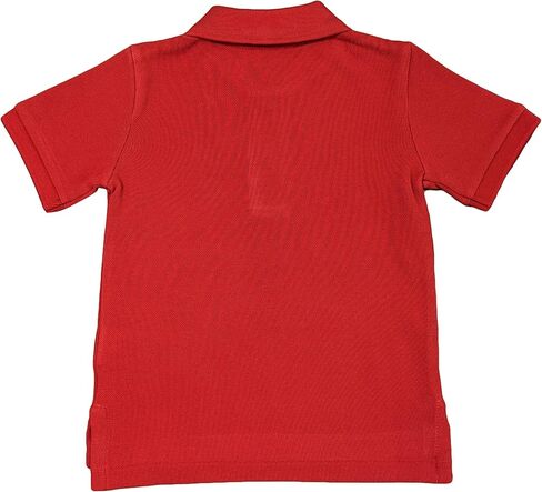 POLO RALPH LAUREN Infant Boys Mesh Classic Fit Polo Shirt (3 Months, Red (Navy Pony)) in Saudi Arabia