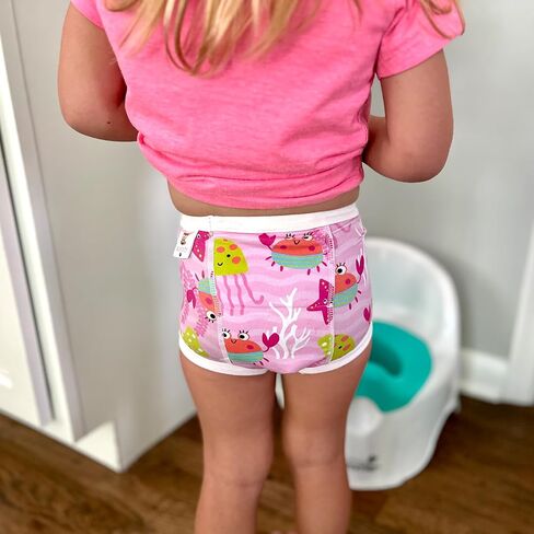 ALVABABY Baby Potty Training Pants 8 Pack Cotton Absorbent Reusable Toilet Training Underwear for Toddler Girls Boys 2T-4T 8XC01A-4TJ in Saudi Arabia
