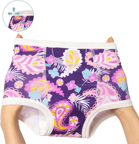 ALVABABY Baby Potty Training Pants 8 Pack Cotton Absorbent Reusable Toilet Training Underwear for Toddler Girls Boys 2T-4T 8XC01A-4TJ in Saudi Arabia