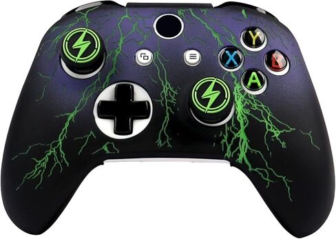 RALAN Controller Skin for Xbox One, Anti-Slip Silicone Controller Cover Protector Case Compatible for Xbox 1 Wireless/Wired Gamepad Joystick with 2 Cute Thumb Grips Caps. in Kuwait