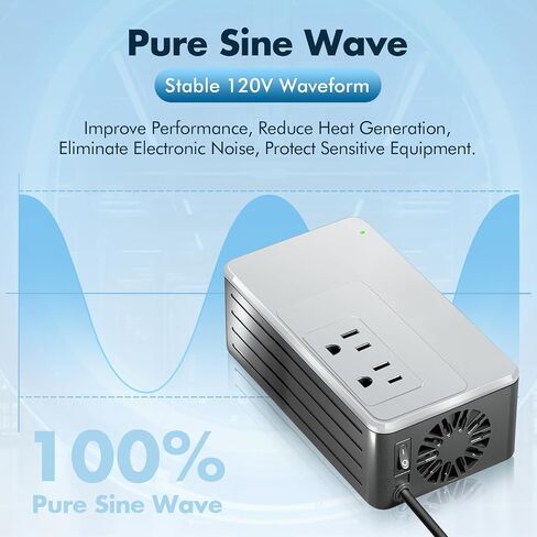 1200Watt Step Down Transformer 220V to 120V for Any American Appliances and Electronics, ideal for Hair Dryer, Straightener Curling Iron, Coffee Maker, Travel Power Plug Adapter US to EU/UK/AU/Asia in Saudi Arabia