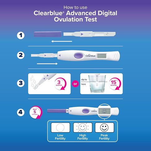 Clearblue Advanced Digital Ovulation Test Kit, 16 Ct in Saudi Arabia