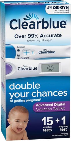 Clearblue Advanced Digital Ovulation Test Kit, 16 Ct in Saudi Arabia