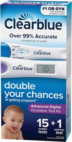 Clearblue Advanced Digital Ovulation Test Kit, 16 Ct in Saudi Arabia