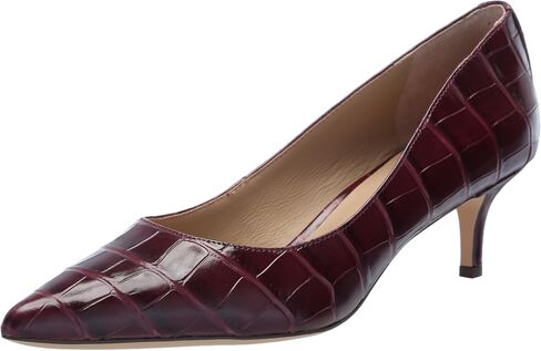 Lauren Ralph Lauren Adrienne Crocodile-Embossed Leather Pumps in Saudi Arabia