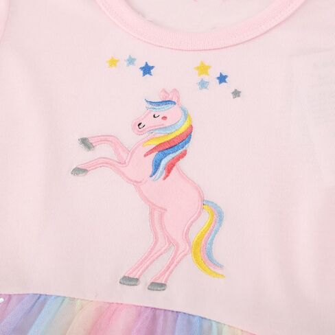 Toddler Girl Ice Cream Sequin Pattern Summer Dress Casual Style Clothes in Saudi Arabia