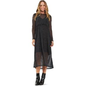 Ripe Jen Nursing Dress Brown/Black