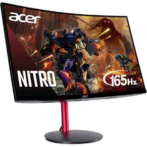 Acer Nitro 31.5" FHD 1920 x 1080 1500R Curved PC Gaming Monitor | AMD FreeSync Premium | 240Hz Refresh | 1ms VRB | VESA Mountable | HDR10 | 1 x Display Port 1.4 & 2 x HDMI 2.0 | ED320Q X2bmiipx